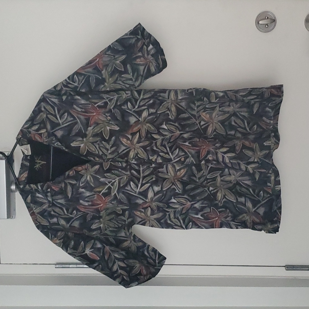 Bamboo Cay Men's Button Down, Size Large